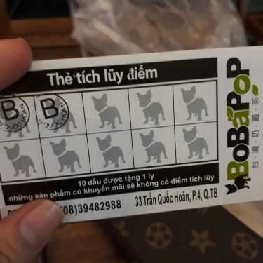 Tổng hợp- Cafe Trà Sữa Bobapop - Trần Quốc Hoàn