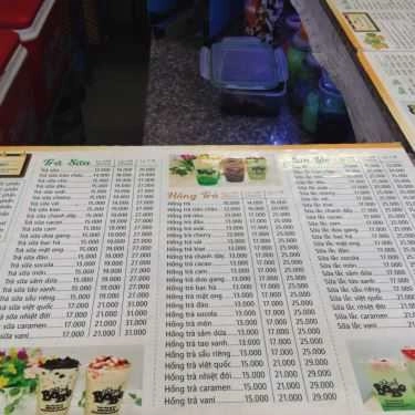 Thực đơn- Cafe Trà Sữa Bobo - Bành Văn Trân