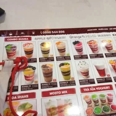 Thực đơn- Cafe Trà Sữa Bumba - Lotte Tân Bình