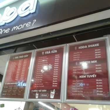 Thực đơn- Cafe Trà Sữa Bumba - Lotte Tân Bình