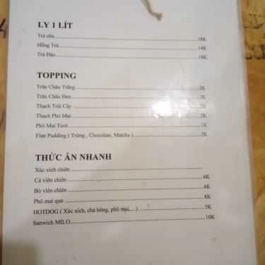 Tổng hợp- Cafe Trà Sữa Bunny's House