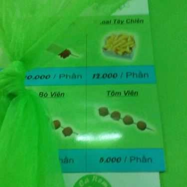 Thực đơn- Cafe Trà Sữa - Cà Rem, Kem Tự Chọn
