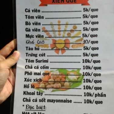 Thực đơn- Ăn vặt Trà Sữa & Cá Viên Chiên 144