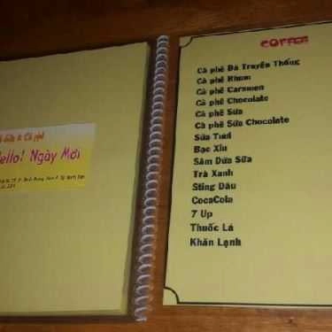 Thực đơn- Cafe Trà Sữa Hello Ngày Mới - Đường Số 5F