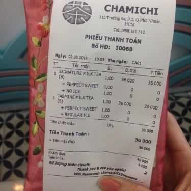 Tổng hợp- Cafe Trà Sữa Chamichi - Trường Sa