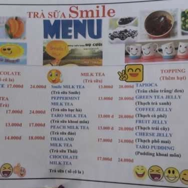 Thực đơn- Ăn vặt Trà Sữa Chân Trâu Sạch - Nguyễn Gia Trí