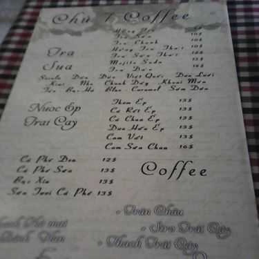 Thực đơn- Cafe Trà Sữa Chú 7 - Quốc Lộ 13