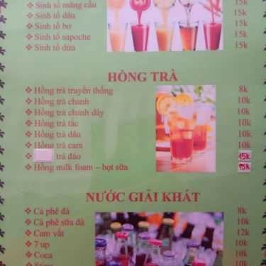 Thực đơn- Cafe Trà Sữa Cô Tư