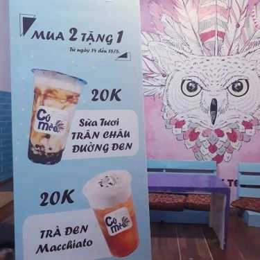 Thực đơn- Cafe Trà Sữa Cú Mèo - Cây Trâm