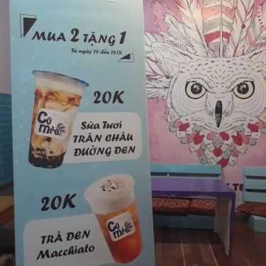 Thực đơn- Cafe Trà Sữa Cú Mèo - Cây Trâm