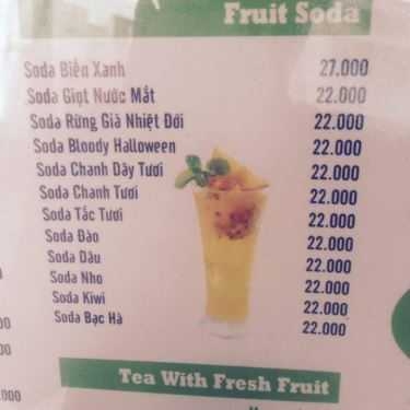 Thực đơn- Cafe Trà Sữa Cuộc Sống Dễ Dàng - Bùi Thị Xuân