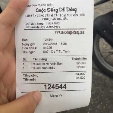 Thực đơn- Ăn vặt Trà Sữa Cuộc Sống Dễ Dàng - Nguyễn Văn Cừ