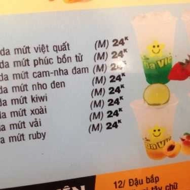 Thực đơn- Cafe Trà Sữa Da Vic - Minh Phụng