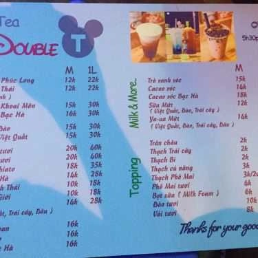 Thực đơn- Ăn vặt Trà Sữa Double T