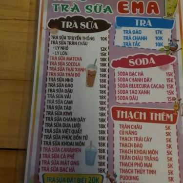 Thực đơn- Cafe Trà Sữa Ema
