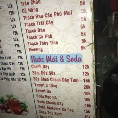 Thực đơn- Cafe Trà Sữa EMA - Tô Vĩnh Diện