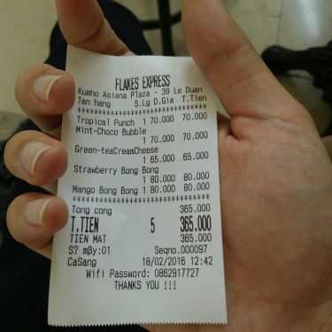Tổng hợp- Cafe Trà Sữa Flakes Express