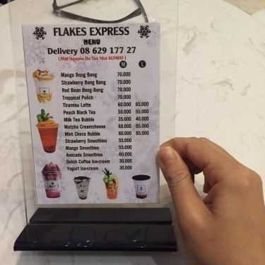 Thực đơn- Cafe Trà Sữa Flakes Express