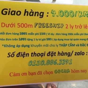 Tổng hợp- Ăn vặt Trà Sữa Gocha