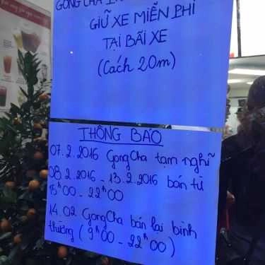 Tổng hợp- Cafe Trà Sữa Gong Cha - 貢茶 - Phan Xích Long