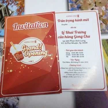 Tổng hợp- Cafe Trà Sữa Gong Cha - 貢茶 - Phan Xích Long
