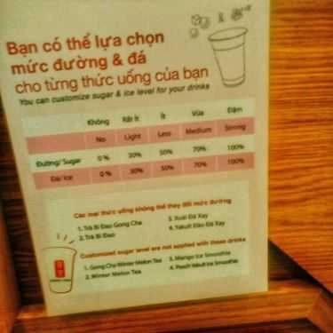 Tổng hợp- Cafe Trà Sữa Gong Cha - 貢茶 - Vinhomes Central Park