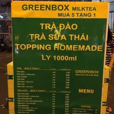 Thực đơn- Ăn vặt Trà Sữa Greenbox - Hồ Con Rùa