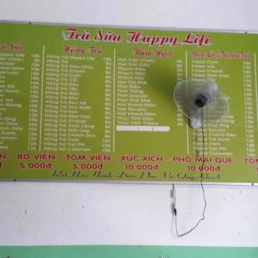Thực đơn- Cafe Trà Sữa Happy Life - Phan Huy Ích