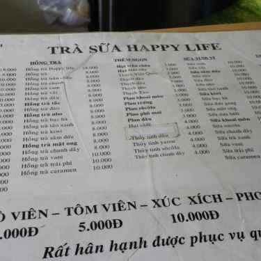 Thực đơn- Ăn vặt Trà Sữa Happy Life - Phan Văn Trị