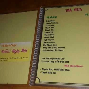 Thực đơn- Cafe Trà Sữa Hello Ngày Mới - Đường Số 5F