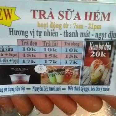 Thực đơn- Ăn vặt Trà Sữa Hẻm - Hòa Hảo