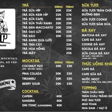 Thực đơn- Cafe Trà Sữa Híp