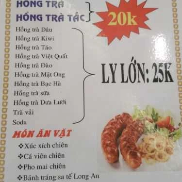 Thực đơn- Cafe Trà Sữa Jerry
