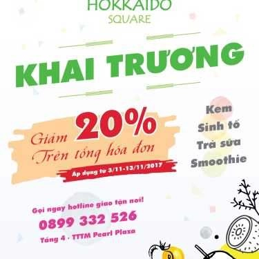 Thực đơn- Cafe Trà Sữa & Kem Hokkaido Square - Pearl Plaza
