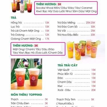 Thực đơn- Ăn vặt Trà Sữa Khánh Vy