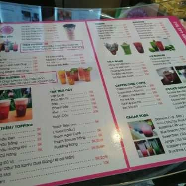 Thực đơn- Cafe Trà Sữa Khánh Vy - 76 Hoa Bằng