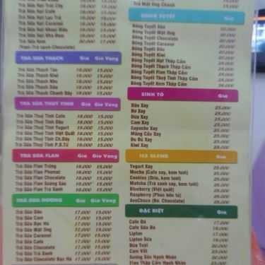Thực đơn- Cafe Trà Sữa Kim - Nguyễn Thái Học