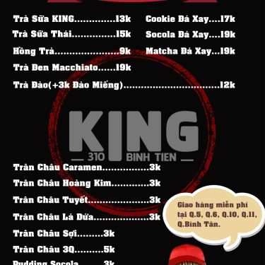 Thực đơn- Ăn vặt Trà Sữa King