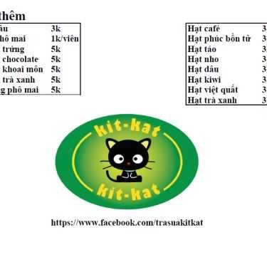 Thực đơn- Ăn vặt Trà Sữa Kit Kat - Nguyễn Trãi