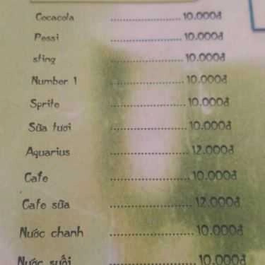 Thực đơn- Cafe Trà Sữa Kooltea