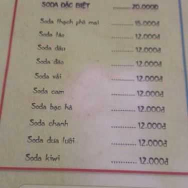 Thực đơn- Cafe Trà Sữa Kooltea