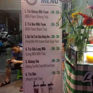 Thực đơn- Cafe Trà Sữa Long Milk