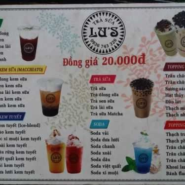 Thực đơn- Cafe Trà Sữa Lu's