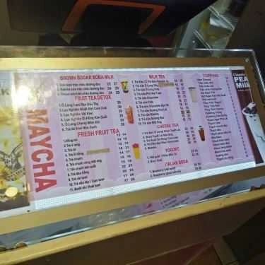 Thực đơn- Cafe Trà Sữa May Cha