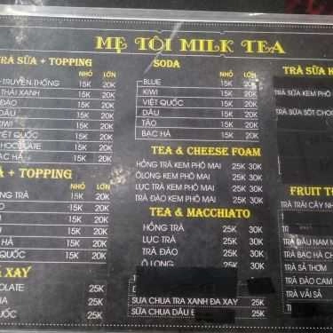 Thực đơn- Ăn vặt Mẹ Tôi - Trà Sữa Nhà Làm - Ni Sư Huỳnh Liên