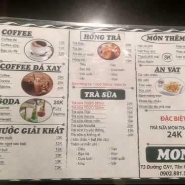 Tổng hợp- Mon - Trà Sữa, Coffee & Ăn Vặt