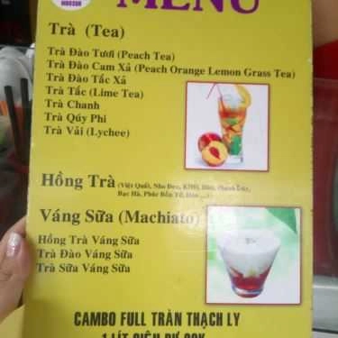 Thực đơn- Cafe Trà Sữa Moosun