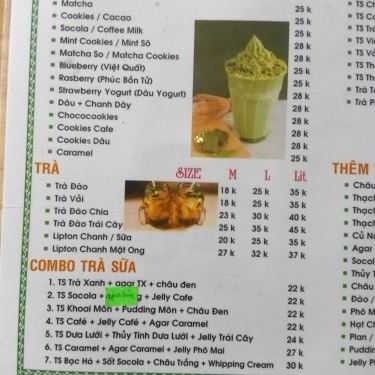 Thực đơn- Cafe Trà Sữa Mr Bin