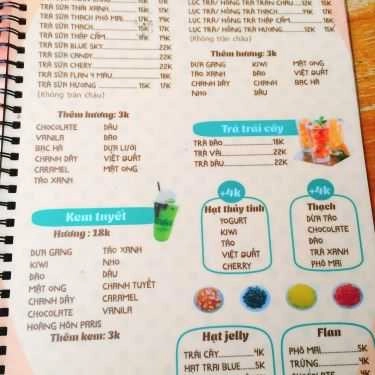 Thực đơn- Cafe Trà Sữa Mr. Tí Đô - Lê Thị Hà