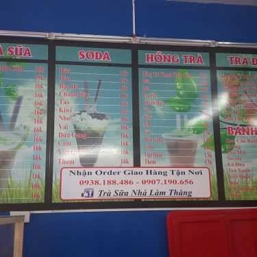 Thực đơn- Cafe Trà Sữa Nhà Làm #
